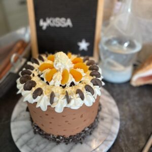 Chocolate Rosemary & Apricot Gluten Free Sponge Cake