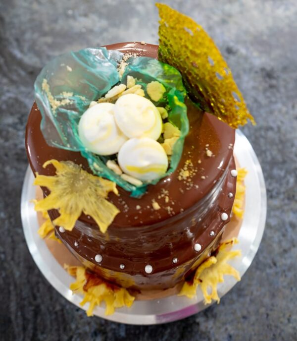 Double Tiered Gluten Free Sponge Cake (2 Flavors) Chocolate Ferrero Roche & Lime, Coconut Passion