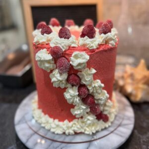 Red Velvet & Raspberry Gluten Free Sponge Cake