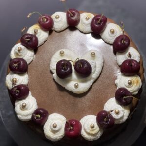 Sour Cherry and Chocolate Gluten Free Mousse Cake